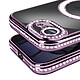 Avis Avizar Coque pour iPhone 16e Compatible MagSafe avec Contour Strassé Violet