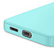 Avis Avizar Coque pour Galaxy S25 Edge Soft-Touch en Silicone Semi-Rigide Turquoise