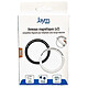 Jaym Pack de 2 Anneaux Magnétiques MagSafe pour Smartphone Noir / Argent pas cher