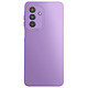 Avizar Coque pour Galaxy A17 en Silicone Souple avec Renfort Bloc Caméra Violet - Coque en silicone souple absorbant les chocs, idéale pour protéger efficacement votre Samsung Galaxy A17 contre les rayures et les petits impacts quotidiens