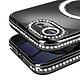 Avis Avizar Coque pour iPhone 16e Compatible MagSafe avec Contour Strassé Noir