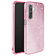 Acheter Avizar Coque pour Galaxy A17 Conception Bi-Matière et Finition Pailletée Rose