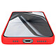 Avizar Coque pour iPhone 17 en Silicone Souple avec Renfort Bloc Caméra pas cher