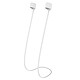 Partel Tour de Cou Magnétique pour Écouteurs Sans Fil Blanc Compatible AirPods, AirPods Pro et écouteurs universels équipés de tige