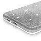 Avis Avizar Coque pour Galaxy S25 Edge Conception Bi-Matière et Finition Pailletée Argent