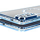 Avis Avizar Coque pour Galaxy S25 Edge Compatible MagSafe avec Contour Strassé Bleu clair