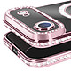 Avis Avizar Coque pour iPhone Air Compatible MagSafe avec Contour Strassé Rose champagne