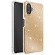 Avizar Coque pour Galaxy A07 Conception Bi-Matière et Finition Pailletée Dorée - Structure bi-matière alliant rigidité extérieure et souplesse intérieure pour une absorption efficace des chocs