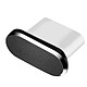 Avizar Bouchon Anti-poussière pour Port USB-C Universelle en Silicone Blanc / Noir Protection fiable contre poussière, sable, projections d'eau et saletés infiltrées dans le port USB-C