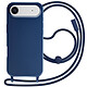 Avizar Coque pour iPhone Air en Silicone Soft Touch avec Cordon Tour de Cou Ajustable - Protection renforcée contre les chutes les frottements et les rayures