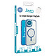 Jaym Coque Bumper pour iPhone 16 Pro Max MagSafe Antichocs Bleu pas cher