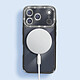 Avizar Coque pour iPhone 17 Pro Compatible MagSafe avec Contour Strassé Noir pas cher