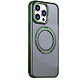 Jaym Coque MagSafe pour iPhone 16 Pro Max avec Anneau Rotatif Support Vert Cette coque offre une protection renforcée contre chocs et rayures