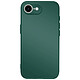 Avizar Coque pour iPhone 16e Soft-Touch en Silicone Série Fast Cover Vert foncé - Silicone semi-rigide alliant souplesse et solidité pour une protection efficace