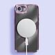 Avizar Coque pour iPhone 16e Compatible MagSafe avec Contour Strassé Violet pas cher