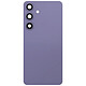 Clappio Cache Batterie de Remplacement pour Galaxy S24 avec Adhésif Intégré Violet foncé - Cache batterie violet conçu pour correspondre parfaitement au Galaxy S24, permettant de restaurer l'apparence d'origine avec un ajustement précis et fiable lors de la pos