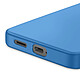 Avis Avizar Coque pour Galaxy S25 Edge Soft-Touch en Silicone Semi-Rigide Bleu