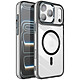 Avizar Coque pour iPhone 17 Pro Max Collection Cristal Color Compatible MagSafe - Structure hybride avec dos rigide et bords souples anti-choc