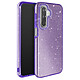 Avizar Coque pour Galaxy A17 Conception Bi-Matière et Finition Pailletée Violet - Structure bi-matière alliant rigidité extérieure et souplesse intérieure pour une absorption efficace des chocs