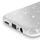Avis Avizar Coque pour Galaxy A07 Conception Bi-Matière et Finition Pailletée Argent