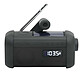 Muse Radio à Manivelle / Solaire Bluetooth avec Lampe de Poche modèle MH-08MB Noir Radio Bluetooth MUSE MH-08MB portable avec lampe intégrée et batterie 1800?mAh pour musique et secours en extérieur