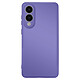 Avizar Coque pour Galaxy S25 Edge Soft-Touch en Silicone Semi-Rigide Violet - Silicone semi-rigide alliant souplesse et solidité pour une protection efficace