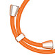 Acheter Jaym Coque pour iPhone 14 en Silicone avec Cordon et Poignet Inclus Orange