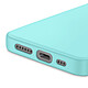 Avis Avizar Coque pour iPhone 16e Soft-Touch en Silicone Série Fast Cover Turquoise