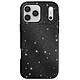 Avizar Coque pour iPhone 17 Pro Max Conception Bi-Matière et Finition Pailletée Noir - Structure bi-matière alliant rigidité extérieure et souplesse intérieure pour une absorption efficace des chocs