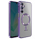 Avizar Coque pour Galaxy A16 Compatible MagSafe avec Contour Chromé Violet - Compatible MagSafe grâce à l'anneau magnétique intégré