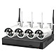 Max excell Pack de Vidéosurveillance 5MP HD Sans Fil Waterproof Connectée Wi-Fi Blanc / Noir Installation 100 % sans fil facilitant la mise en place rapide du système, idéale pour domicile ou commerce