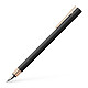 FABER-CASTELL Stylo-plume NEO Slim métal, noir/rose, F Stylo plume