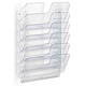 DURABLE Kit présentoir mural 'FLEXIPLUS 6' A4 à l'italienne Cap 23mm Transparent Présentoire mural