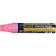 SECURIT Marqueur Craie Liquide ORIGINAL LARGE Biseautée 7 - 15 mm Rose Marqueur craie