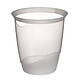 DURABLE Corbeille à papier TREND 16 litres ronde 315 mm H 330 mm Transparente Corbeille à papier