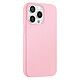 Moxie Coque Antichoc Premium pour iPhone 15 Pro Collection Color Skin en TPU Rose clair Coque antichoc pour iPhone 15 Pro conçue en TPU souple pour absorber efficacement les chocs