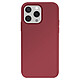 Moxie Coque Antichoc Premium pour iPhone 15 Pro Max Collection Color Skin en TPU Bordeaux Coque antichoc pour iPhone 15 Pro Max conçue en TPU souple pour absorber efficacement les chocs