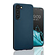 Avis Evetane Coque Galaxy S23+ Silicone liquide Bleu + 2 Vitres en Verre trempé Protection écran Antichocs
