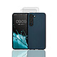 Evetane Coque Galaxy S23+ Silicone liquide Bleu + 2 Vitres en Verre trempé Protection écran Antichocs Coque Galaxy S23+ Silicone liquide Bleu + 2 Vitres en Verre trempé Protection écran Antichocs