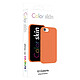 Moxie Coque Antichoc Premium pour iPhone 7 / 8 / SE 2020 Collection Color Skin en TPU Orange pas cher