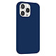 Moxie Coque Antichoc Premium pour iPhone 15 Pro Collection ColorSkin en TPU Bleu marine Coque antichoc pour iPhone 15 Pro conçue en TPU souple pour absorber efficacement les chocs
