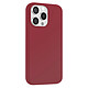 Moxie Coque Antichoc Premium pour iPhone 15 Pro Collection Color Skin en TPU Bordeaux Coque antichoc pour iPhone 15 Pro conçue en TPU souple pour absorber efficacement les chocs