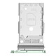 Samsung Tiroir SIM Original pour Galaxy S25 / S25 Plus Double Nano SIM Vert pâle - Pièce originale vert pour une compatibilité parfaite avec votre smartphone