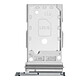 Samsung Tiroir SIM Original pour Galaxy S25 / S25 Plus Double Nano SIM Argent - Pièce originale argentée pour une compatibilité parfaite avec votre smartphone