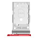 Samsung Tiroir SIM Original pour Galaxy S25 / S25 Plus Double Nano SIM Rouge - Pièce originale rouge pour une compatibilité parfaite avec votre smartphone