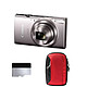 CANON Compact Ixus 285 HS A Silver + Sac + Carte SD 8Go MATERIEL PROVENANCE FRANCE. Emballage securisé de vos commandes. Livré avec Facture dont TVA.