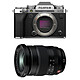 FUJIFILM X-T5 Silver + XF 16-55mm f/2.8 LM WR II MATERIEL PROVENANCE FRANCE. Garantie 3 ans. Emballage securisé de vos commandes. Livré avec Facture dont TVA.