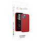 Moxie Coque pour iPhone 15 Plus Premium Collection Color Skin en TPU Antichoc Rouge pas cher