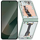 Samsung Écran Intérieur AMOLED Complet pour Galaxy Z Flip 6 Service Pack Vert d'eau - Écran intérieur AMOLED pliable 6.7" conçu pour le Galaxy Z Flip 6, assurant un affichage précis, fluide et homogène, parfaitement adapté au mécanisme de pliage du smartph