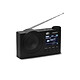 Metronic 477254 - Radio numérique DAB+, FM, Bluetooth et réveil - noire Fonction double alarme  réveil par radio, clé USB ou buzzer  Bluetooth  v5.3